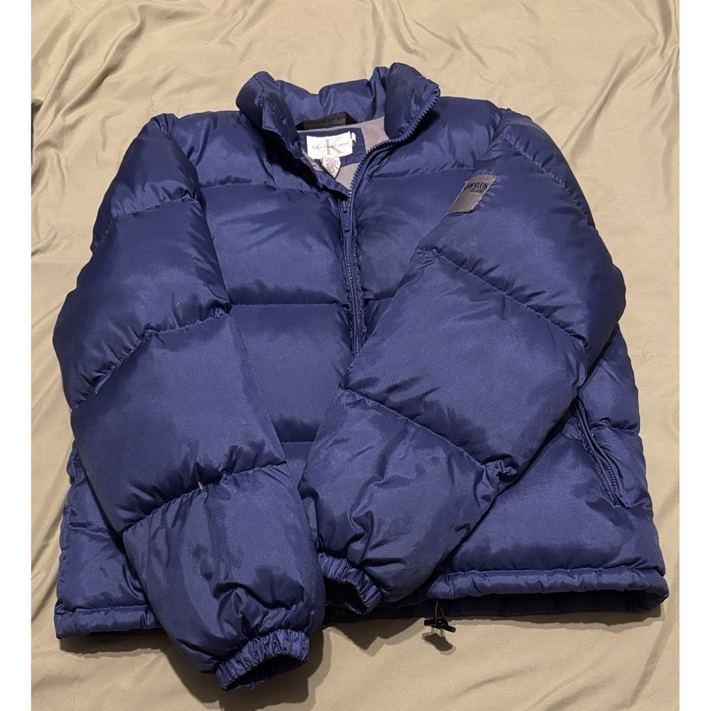 Women's Small Vintage Calvin Klein Jeans Down Puffer Jacket
